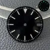 Kits 28,5 mm Diameter Watch Dial Green Luminous Dial voor NH35/NH36 Watch Movement Accessories