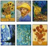 Blumen-Leinwandgemälde, abstrakte Kunst, Gemälde von Van Gogh und Landschaft, Pflanzen-Blumen-Poster und Drucke, moderner Stil, Heim-Cuadros-Dekoration