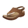 Sandalen Frauen 2023 Clip Toe Wedges Schuhe Für Weibliche Sommer Alias Mujer Strand Casual Heels Schuhe Keil Plattform Flip-Flops