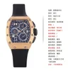 Richarmilles Watch Automatyczne sportowe zegarek mechaniczne Szwajcar Made Sens Watch Series RM7201 Rose Gold Automatyczne maszyny RM7201 21 rok Polityka BIR2XVWN-ZA8M