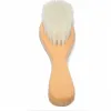 Escova de cabelo de bebê Pente infantil meninas meninos massageador escova de cabelo puro escovas de banho de madeira plástico lã natural cabeça esfregadores FY8443 JN28