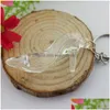 Keychains Lanyards Crystal High Heel Keychain Transparent Acrylic Heels Pendant Mobile Phone Car Bag Drop Delivery Fashion Accessor Dhs1W