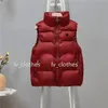 Gilet da donna Designer 2023ss Abbigliamento Piumino Parka Gilet d'anatra bianco Tasca trapuntata Giacca calda Giacca invernale con cappuccio Lunga all'aperto Strada 3VOH