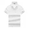 Vêtements pour hommes Polo de designer 100 coton blanc Mode italienne T-shirts d'été décontractés De nombreuses couleurs disponibles Taille M XXXL Chemises de designer à manches courtes imprimées patchwork