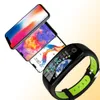 F21 inteligentna bransoletka GPS Dystans Fitness Tracker IP68 Wodoodporne ciśnienie krwi zegarek Sleep Monitor Smart Bandband7968985