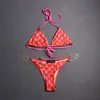 Women's Bikinis Fashion Swimwear Women's Swimsuit High Element Bikini Female Two Piece Set stylish bra panty sets 5-Color Size:S-XL di_girl