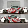 Car Covers Racing livery decals car side wrap abstract stripes vinyl stickers color lightning drift custom 23118 inches applique DIYHKD230628