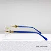 2023 CARUltralight Titanium Alloy Rimless Men Glasses Frame Square Eyeglasses Myopia Prescription Frames For Women Optical Eye Glass eyewear