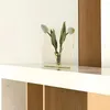Vasi Portafiori creativi Vaso floreale da tavolo stabile Display Elegante soggiorno trasparente