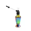 Mini hookah Color metal Smoking pipes Water pipe Glass filtered pipe portable bottle pipe and cigarette accessories