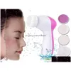 Andra hudvårdsverktyg 5 i 1 Electric Matic Facial Cleanser Wash Face Cleaning Hine Pore Cleaner Body Cleansing Mas Brush XB1 Drop D DHXD7