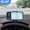 Universal Dashboard Car Phone Holder Clip Mount Stand Telescopic GPS Display Mobiltelefonfästet för iPhone Samsung Xiaomi Poco
