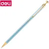 Pennor 24 st/parti deli S716 Mekanisk blyertspenna Automatisk blyerts diamanter stil huvud 0,5 mm Hb metallfodral penna blandad färg grossist