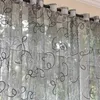 Gardiner moderna fågelbo broderade tyllgardiner för vardagsrumsfönsterbehandling ren voile gardin för sovrum anpassad hem decer