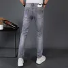 Designer di jeans da uomo Focus su high-end autunno 2022 nuovi jeans business di lusso micro elastico slim fit piccolo tubo dritto BJUZ