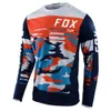 T-shirts pour hommes 2023 Downhill Jerseys Fox Cup VTT Chemises VTT Offroad DH Camouflage Moto Jersey Motocross Sportwear Vêtements Vélo Q88