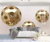 Papéis de parede Bacal Moderno 3D Elegante Tridimensional Geométrico Bola de Golã Ouro Sala de Estar Fundo Decoração da Parede Papel de Parede Murais