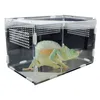 REPTILE levererar transparent avelsbox Akrylmatning 360 graders högmagnetiska husdjursklättring Terrarium 230627