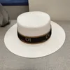 Designer Lettre Seau Chapeaux Femmes Chapeau De Paille Hommes Casquette De Plage Herbe Tresse Casual Mode Été Sunhat S