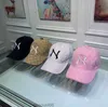 23G NY Дизайнерские бейсболки Модная шляпа с буквенным принтом Совместный дизайн для мужчин и женщин Модная крутая кепка 4 цвета Высочайшее качествоW16X