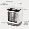 데스크탑 공기 냉각기 여름 멋진 유물 LFJ-1 흰색 원격 제어 모델 Usb 플러그인 모델 소형 팬 휴대용 다채로운 야간 조명 스프레이 수분 공급 가습기