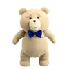 Fyllda plyschdjur 46 cm Ted Plush Movie Teddy Bear Ted 2 Plush Doll Toys i förklädstilar Mjuka fyllda djur Plush Toys Animal Dolls for Kids Gift J230628