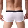 Calzoncillos, ropa interior Sexy para hombre, Boxers, pantalones cortos, bragas de Modal para hombre, transpirable, cintura media, bolsa convexa en U, Calzoncillos Cueca M-XXL