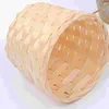 Dinnerware Sets 5 Pcs Woven Flower Basket Bread Bamboo Storage Weave Fruit Snack Weaving Child Rectangular Trash Can