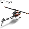 Electricrc Aircraft Wltoys XK V950 K110S 2.4G 6CH 3D6G 1912 2830KV Brushless Motor FlyBarless RC Helicopter RTF Remote Control Toys Gift 230627