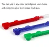 Pens LifeMaster 6PCS / lot pilote gel stylo recharge hitèque coléto gel multi-stylo recharge 0,5 mm noir / bleu / rouge stylo de création de papeterie