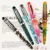 Pens Mohn S3 Colorful Resin Fountain Pen Camouflage Goldplated Ef/f Nib Ink Pen Original Box