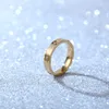 Designer Charm Star Moon Titanium Steel Ring Ring Fashion