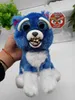 Animaux en peluche en peluche Animaux en peluche Jouet drôle de visage changeant Poupée en peluche douce pour enfants Collection de licorne en peluche léopard des neiges DOOFUS Animal Doll Bear J230628