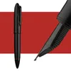 Pens Hongdian N6 Siyah Piston Çeşmesi Kalem Reçine Ef/F NIB Güzel Torpido Bulut Seal Cap İş Ofisi Arkadaş için Hediyeler Yazmak