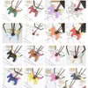 Sleutelhangers Lanyards 16 Kleuren Pu Paard Sleutelhanger Katoen Pony Armband Auto Sleutelhanger Cartoon Mti-Functie Ring Telefoon Tas Hanger Drop Dhtkl