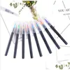 Peinture Stylos Tête Douce Stylo Aquarelle 24 Couleurs Set Pour Enfants BD Brosse D'écriture Peut Être Lavé Étudiants Présents Drop Delivery Offi Dhcdq