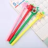 Pens 36pcs yenilik sevimli kalemler komik avokado şeftali ananas kawaii jel kalem mavi kız kırtasiye geri okula şeyler iş şey fazlası