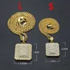 Niestandardowe 100% 14K Gold Moissanite Diamond Out Bling Pendant Mans Hip Hop Biżuteria