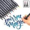 Marker STA Kalligraphie Pinsel Marker Stift Set Doppelköpfige Skizze Farbe Wasser Pinsel Kunst Aquarell Marker Stifte Zeichnung Liefert