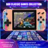 G3 Portable Games Players Retro Arcade 3.5 Screen 800 Classic Game 1200mAh Double Handheld Game Console Horizontal Screen Gifts Child's Gifts