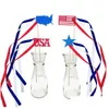 Banner Flags Usa Satin Ribbon Wands For Independence Day Parties - Patriotic Decorations With American Flag Streamers Wooden Sticks Dhten