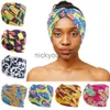 Bandanas Nouveau Africain Imprimé Twist Bandeau pour Femmes Bande De Cheveux Maquillage Headwrap Large Stretch Chapeaux Turban Dames Accessoires De Cheveux x0628