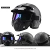 Casques tactiques Ventilateurs militaires Casque rétro tactique Casque de croisière de moto Multicolore Double masque anti-buée Chapeau à trois boutons BordHKD230628