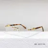 2023 CARULTRALight Titanium Alloy Rimless Men Glasögon Ram Square Gelglas Myopia Recept Ramar för kvinnor Optiskt ögonglasögon