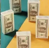 Caixas de lenços de papel Guardanapos 10 Folhas Cem Dólares Americanos Guardanapo Dinheiro Fl Impressão 2 Faces 100 Notas Pilha Copiar Drop Delivery Otcrq
