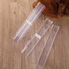 Taschen 100pcs Transparent Plastic Pen Box Gift Box Metal Pen Box Transparent Plastic Bleistift Gehäuse