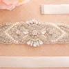 Favores de boda Rhinestones Rhinestones Big Big Size Crystal Bridal Sash Plate Diamante para cinturón de vestimenta larga