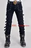 Herren Jeans 2740 Mode Lässig Bühne Japan Visual Punk Hose Zwei Wege Trägerhose Overalls Sänger Kostüme 230628