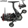 Baitcasting-Rollen LINNHUE Angelrolle Köder 1000 2000 3000 Spinnrolle Doppelgriff Deep Shallow Spool Karpfen Angelrolle Angeln mit Balance Rod 230627