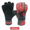 Breathable Quick-Drying Goalkeeper Gloves with Finger Guard Football Goalkeeper Children Adult Gloves Thickened Latex Non-Slip Protective Fi